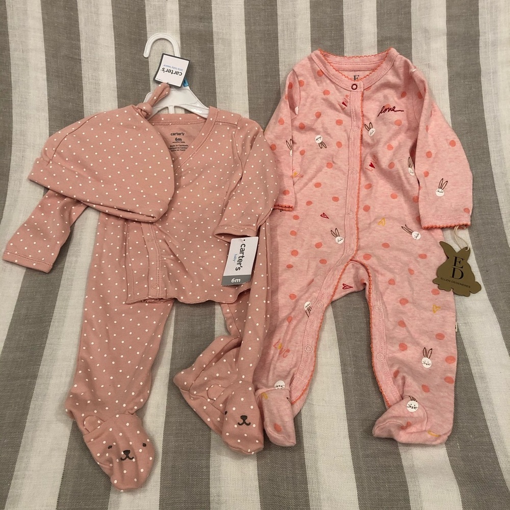 Carter’s Ellen Degeneres bear Bunny pajama set